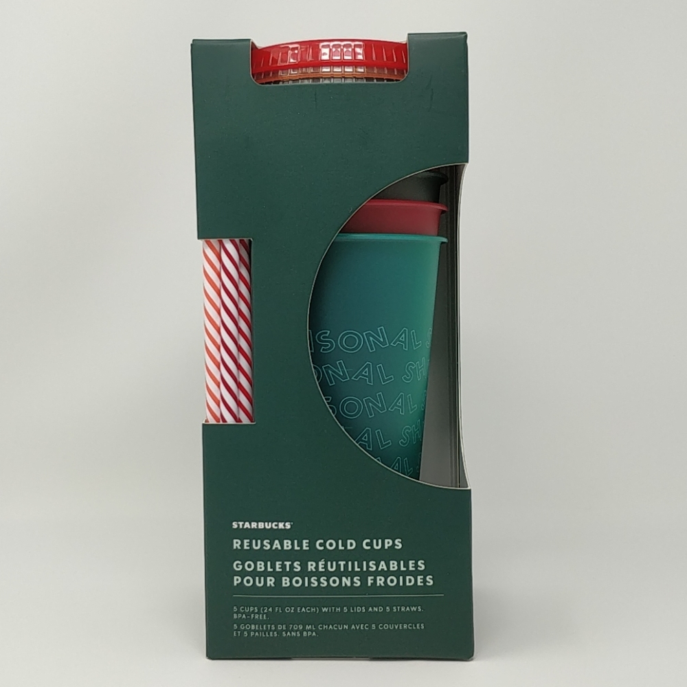 Starbucks Reusable Cold Cups Holiday '19 011107370